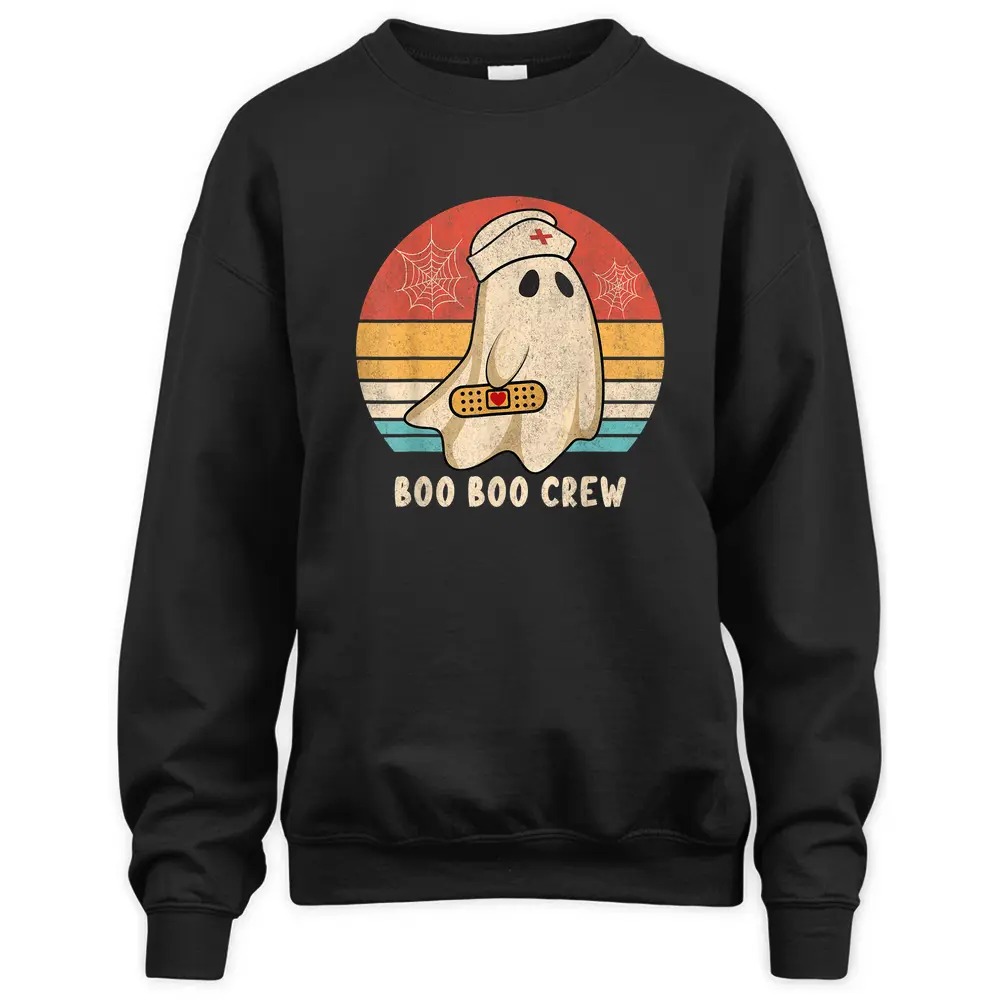 Boo Boo Crew Nurse Halloween Nursing Sweatshirt