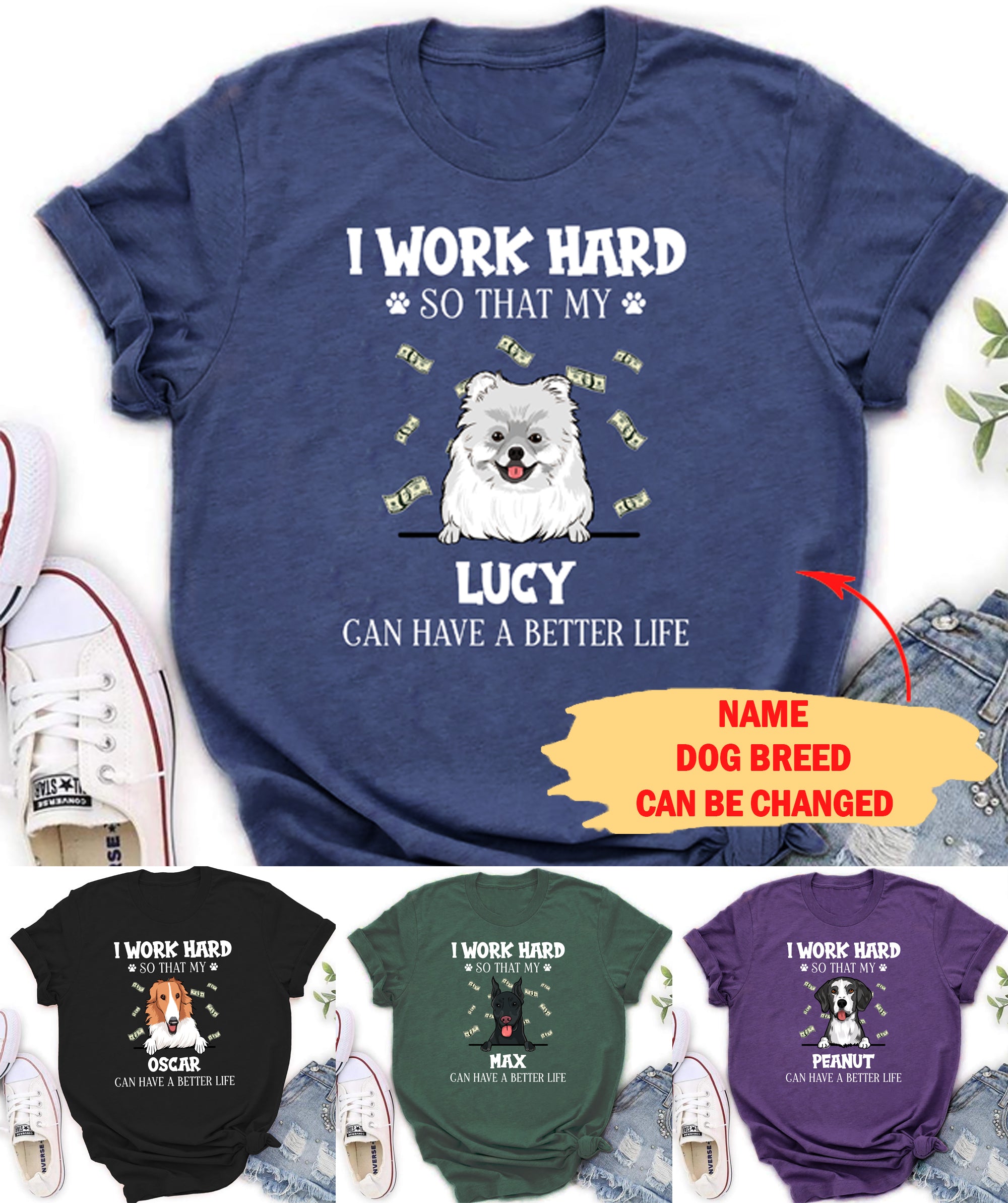 A Better Life - Personalized Custom Premium T-Shirt